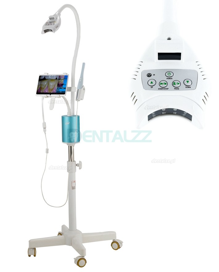 MLG M-66B Profesjonalna lampa do wybielania zębów dentystycznych z 7-calowym monitorem LCD