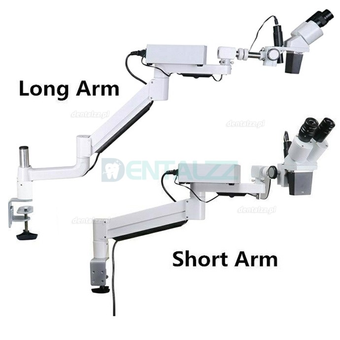 10X Stomatologiczny mikroskop operacyjny endodontyczny mikroskop chirurgiczny stołowy montowany na biurku