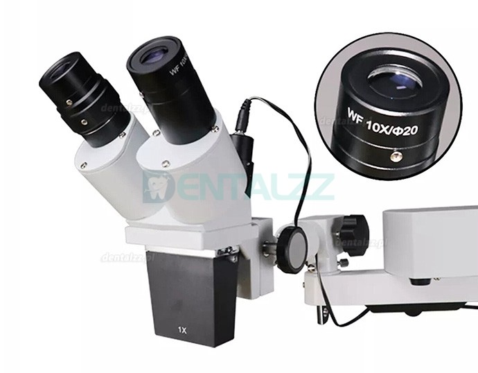10X Stomatologiczny mikroskop operacyjny endodontyczny mikroskop chirurgiczny stołowy montowany na biurku