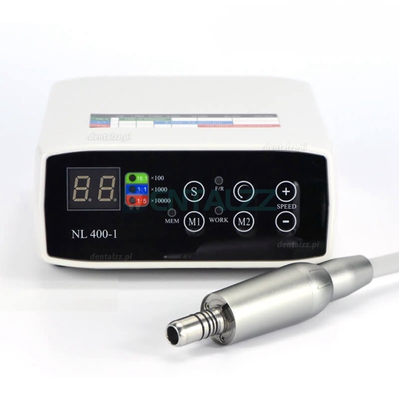 Bezszczotkowy mikrosilniki stomatologiczne elektryczne ze światłem Led i wewnętrzny strumień wody NL400-I
