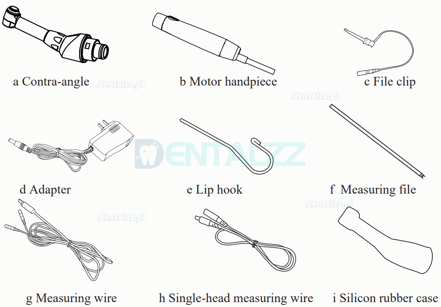 Dental R-Smart Plus R-Smart Plus Mikrosilnik Endodontyczny z wbudowanym Endometrem 2 in 1 Ekran OLED