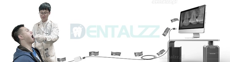 Cyfrowy czujnik stomatologiczny RVG system obrazowania wewnątrzustnego dentystycznego
