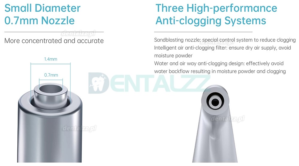 Refine APT 2 in 1 Dental ultradźwiękowy skaler piezoelektryczny z polerką powietrzną