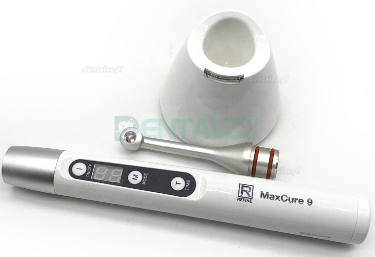 Refine MaxCure9 1 sekunda lampy polimeryzacyjne bezprzewodowe szerokie spektrum