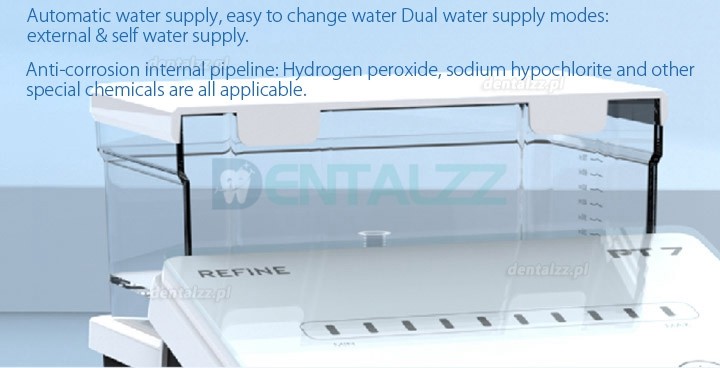 Refine PT 7 Skaler ultradźwiękowy z inteligentnym sterowaniem zbiornikiem i automatycznym zaopatrzeniem w wodę