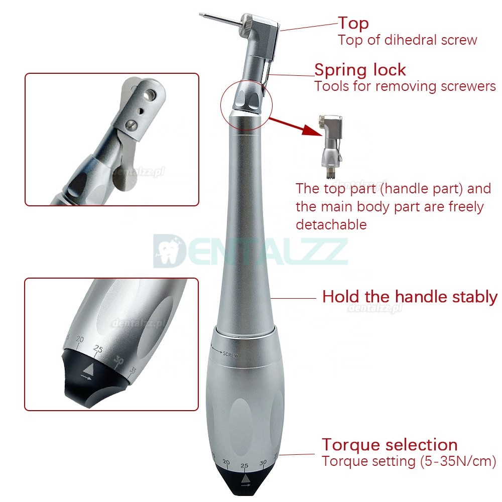 Klucz dynamometryczny do implantów dentystycznych uniwersalny SD-TORQUE