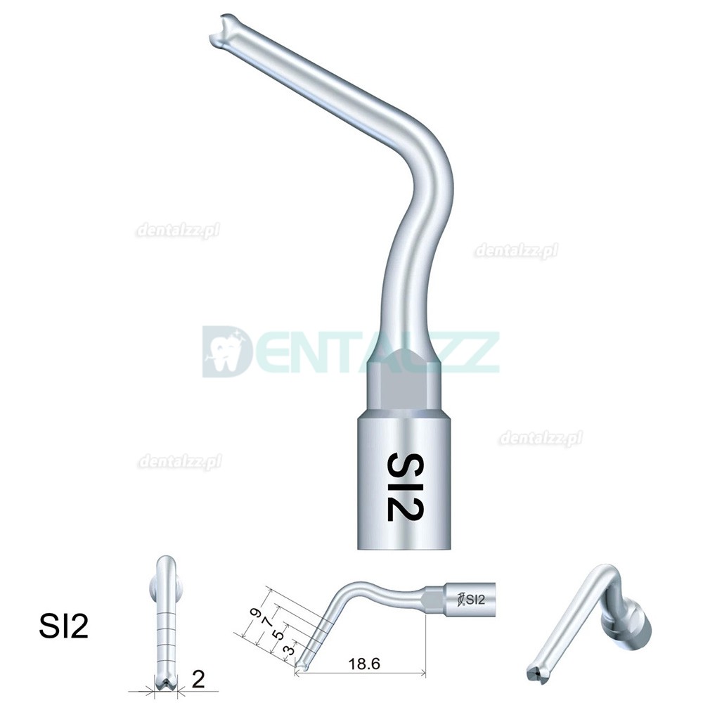 Woodpecker Zestaw Końcówek Implantologicznych 6 Szt. SL1 SI2 SI5 SI7 S18 S19 Woodpecker Zestaw Końcówek Implantologicznych 6 Szt. SL1 SI2 SI5 SI7 S18 S19