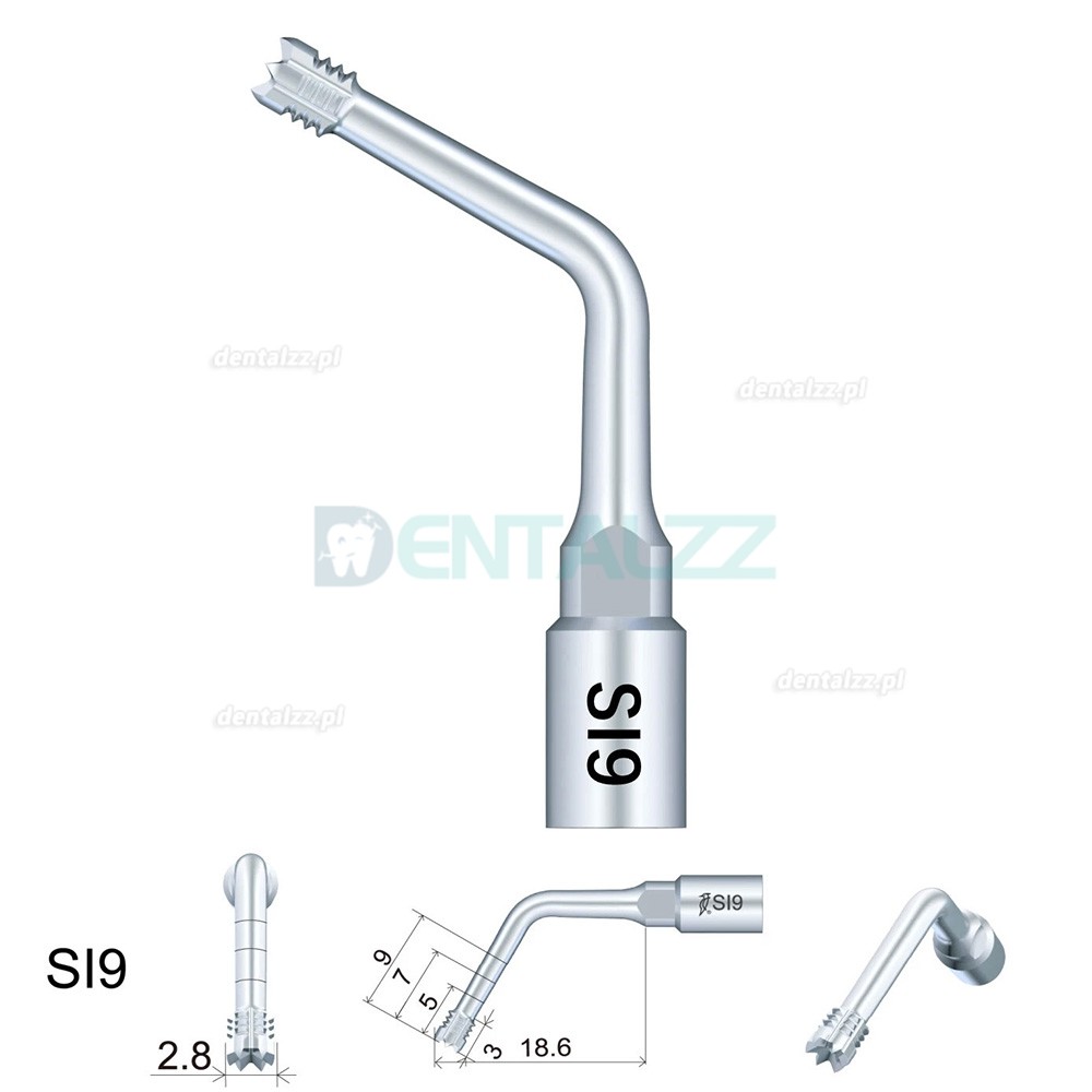Woodpecker Zestaw Końcówek Implantologicznych 6 Szt. SL1 SI2 SI5 SI7 S18 S19 Woodpecker Zestaw Końcówek Implantologicznych 6 Szt. SL1 SI2 SI5 SI7 S18 S19