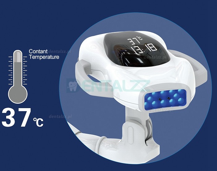 Mobilna 360 obrotowa profesjonalna lampa do wybielania zębów ze stałą temperaturą