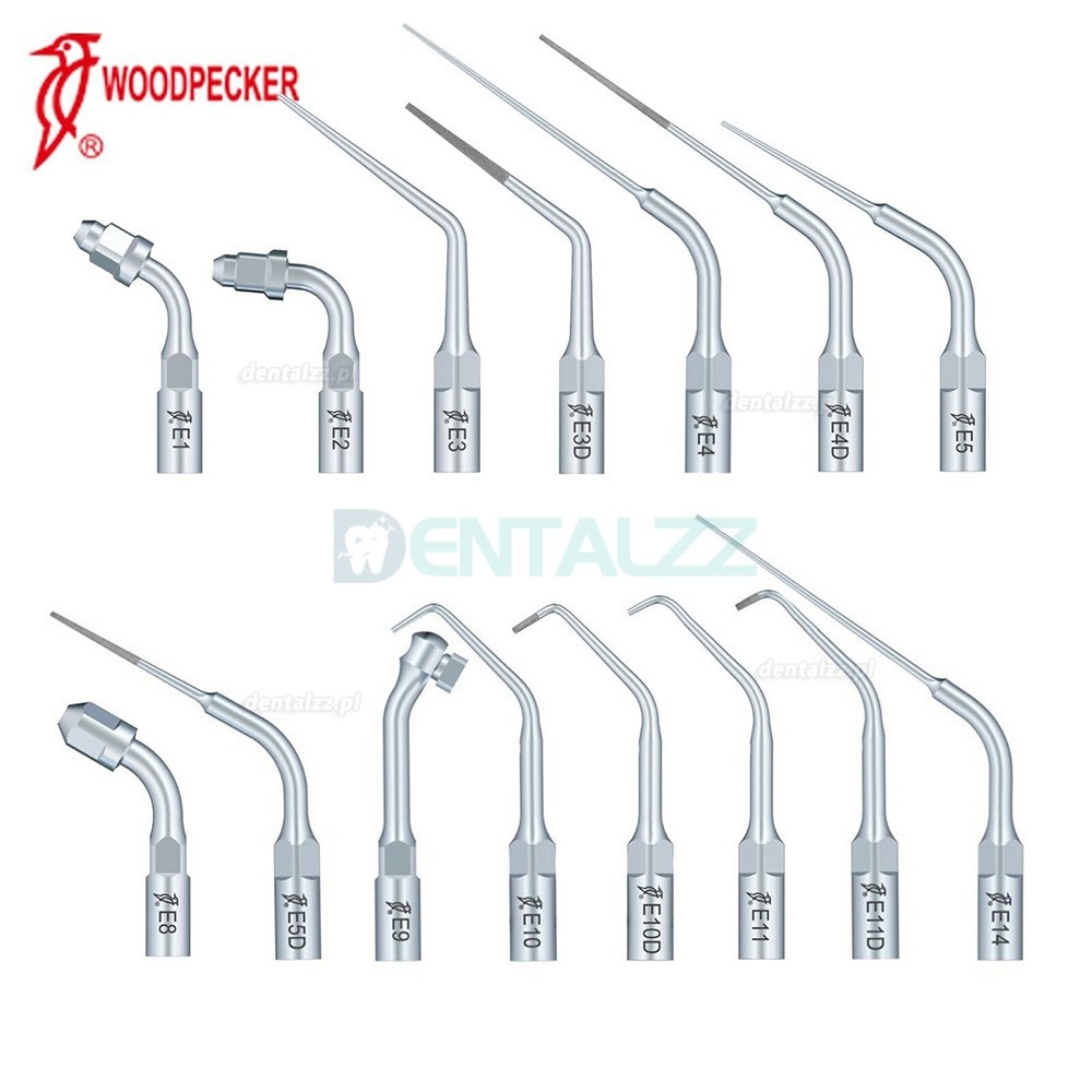 10 Sztuk Woodpecker DTE Końcówka do skalera Endodontyczny E1 E2 E3 E3D E4 E4D E5 E5D E8 E9 E10D E11 E11D E14 Kompatybilny z EMS