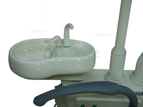 TJ2688 D4 Krzesło stomatologiczne sterowane komputerowo ze skóry syntetycznej