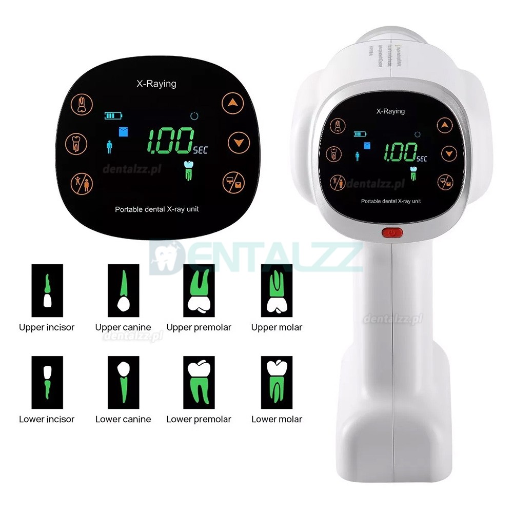 Przenośny aparat rentgenowski do stomatologii o wysokiej częstotliwości ＋ cyfrowy sensor RTG