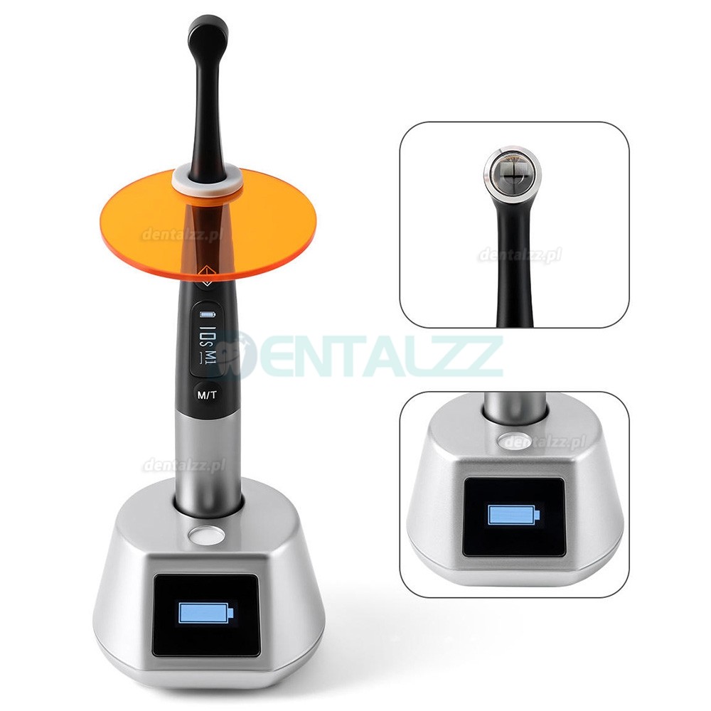 3H X-lite Q6 Lampy polimeryzacyjne bezprzewodowe LED 1 sekundę z miernik światła korpus metalowy