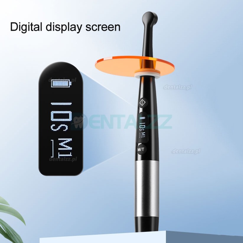3H X-lite Q6 Lampy polimeryzacyjne bezprzewodowe LED 1 sekundę z miernik światła korpus metalowy