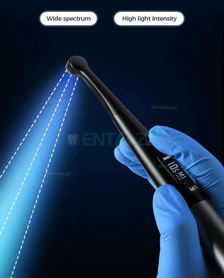 3H X-lite Q6 Lampy polimeryzacyjne bezprzewodowe LED 1 sekundę z miernik światła korpus metalowy