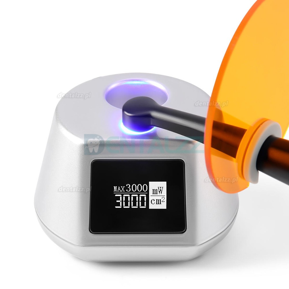 3H X-lite Q6 Lampy polimeryzacyjne bezprzewodowe LED 1 sekundę z miernik światła korpus metalowy