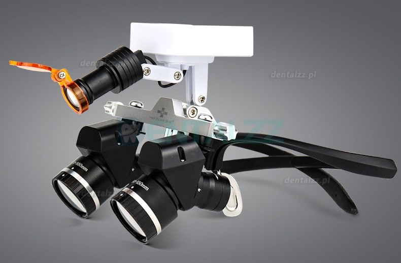 YWJ-MG11U 3.0X-5.0X Regulowana ergonomiczna lupa chirurgiczna Ergo do zastosowań stomatologicznych z 5W diodą LED
