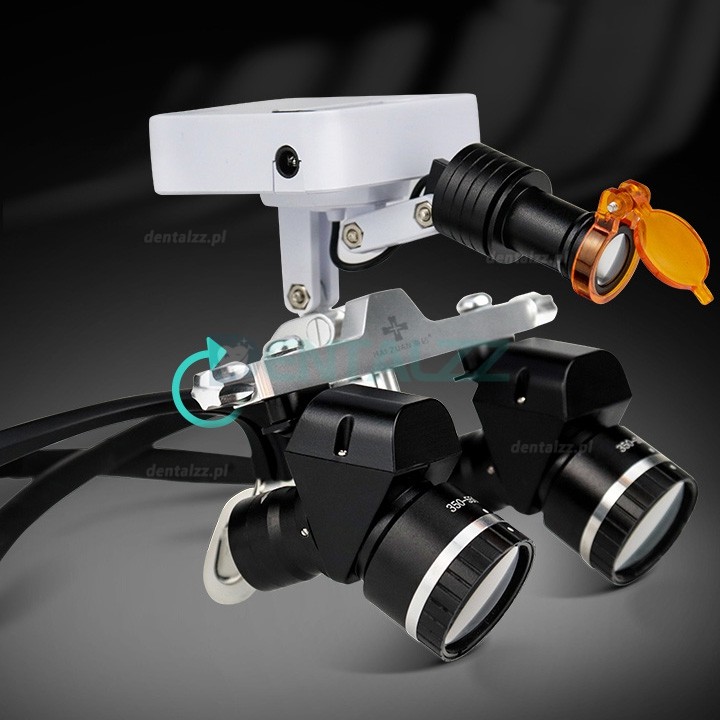 YWJ-MG11U 3.0X-5.0X Regulowana ergonomiczna lupa chirurgiczna Ergo do zastosowań stomatologicznych z 5W diodą LED