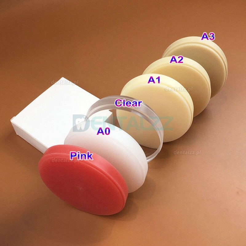 5 Sztuk/partia OD98*20mm bloczki stomatologiczne CAD/CAM PMMA dyski do koron tymczasowych