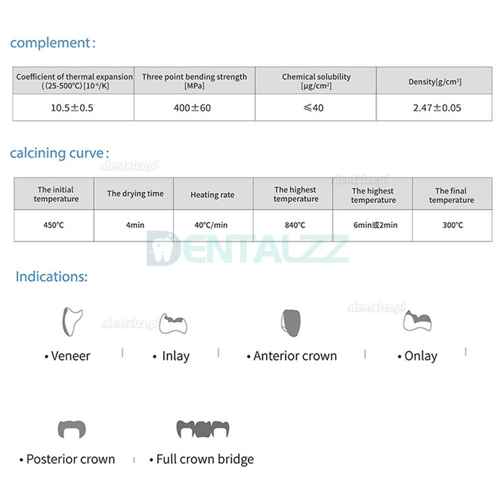 4 szt. B40 Bloczki z ceramiki szklanej E-max HT/LT cad cam dla Sirona Cerec