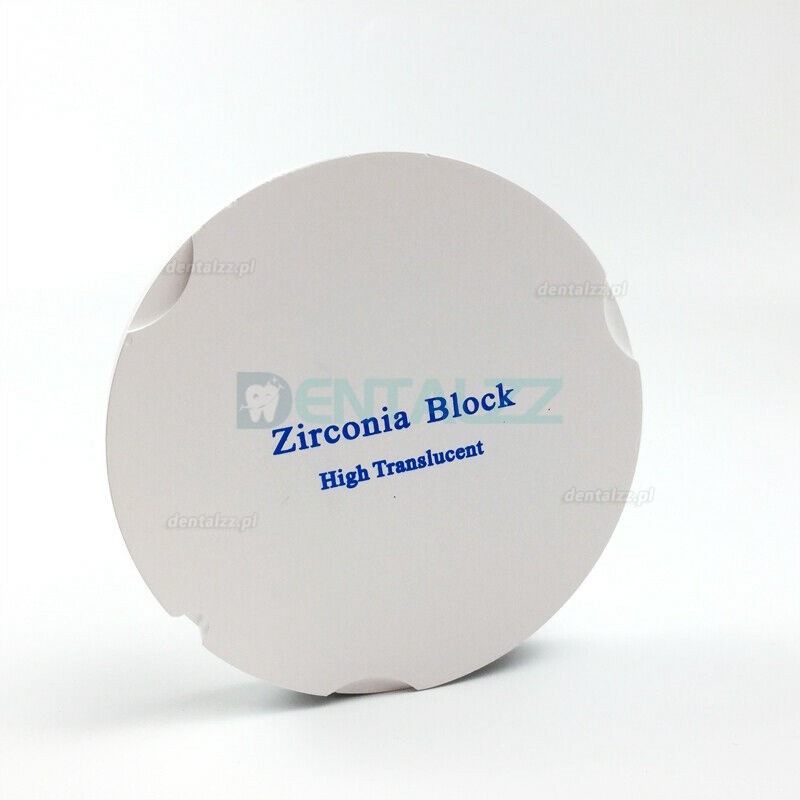 Materiał bloków ceramicznych z tlenku cyrkonu do systemu zirkonZahn OD95mm ST/HT