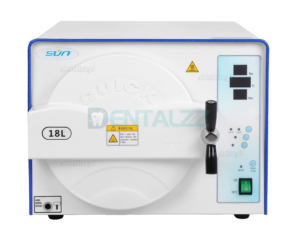 Sun 18L / 23L Autoklaw dentystyczny sterylizator parowy klasy N wysoka temperatura i wysokie ciśnienie